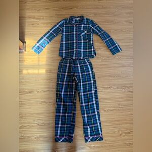 Victoria’s Secret 100% Cotton Green Pajama Set Size XS